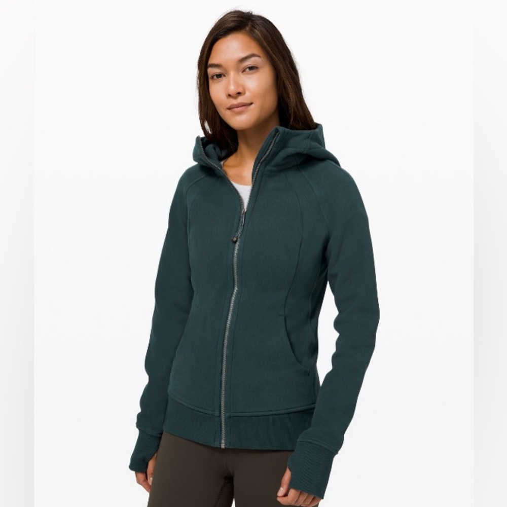 Lululemon Scuba Full-Zip Hoodie in color Submarine Size 4